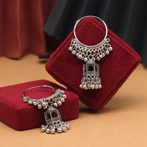 Palki Style Oxidised Earrings